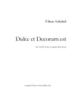 Dulce et Decorum est SATB choral sheet music cover